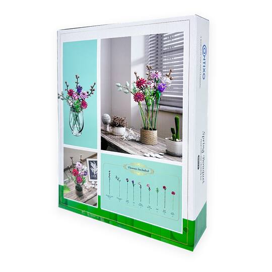 Contixo Spring Bouquet Floral Block Set